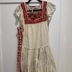 Free People Dress with Embroidery